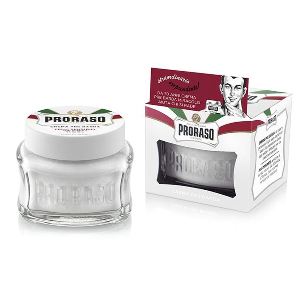 Proraso Pre-Shave Cream Sensitive (White Line) 100 ml